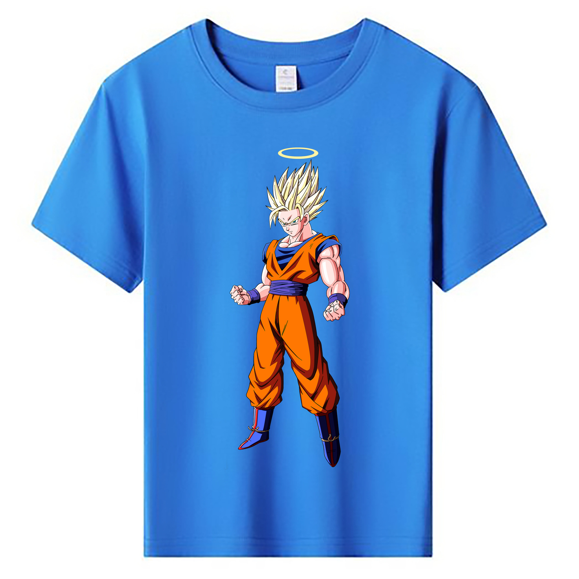 （画像用） ドラゴンボール 孫悟空（そん ごくう）Son Goku カカロット DRAGON BALL Kakarotto 綿100％キッズTシャツ（フロントプリント）